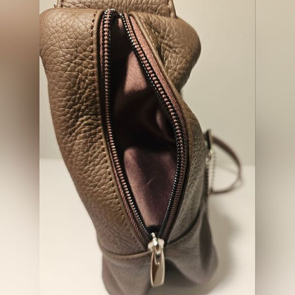 Women's Large Dark Brown Purse w/Multi Compartments EUC - Picture 13 of 16